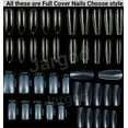 thumbnail image 2 of 100Pc Long Ballerina/Long Coffin/Long Almond/Long Oval/Full Cover Square False Nail Tips Fake Nails False Nails Artificial Nails Tips in Bag Jargod, 2 of 10