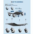 thumbnail image 3 of Car Wheel Dolly, 6000 lbs/2722 kg Car Moving Cart with Brakes, Set of 4 Piece, Heavy-Duty Vehicle Dolly, Moving Cars, Trucks, Trailers, Motorcycles, and Boats, 3 of 7