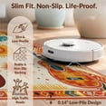 thumbnail image 6 of Design&I 4'x6' Washable Area Rug Snag-Free Skid-Resistant Medium Hawaii Guitar Tiki Boho Sunset Motifs Hibiscus Luau Party Surf for Home Office, Under Desk, 6 of 7