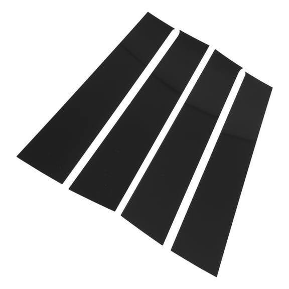 Unique Bargains Door Pillar Window Trim for Dodge for Ram 2009-2018 Front Left Right Anti Scratch Sticker Pillar Posts Door Outer Exterior Cover 4 Pcs Black
