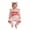 AB2 Pink, variant on Bainana Adorable Girls Valentine'S Day Romper Letter Print Long Sleeve Crew Neck Jumpsuit With Bow Detail Fashion Baby Festival Bodysuit Light Pink Size 9-12 Months