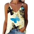 thumbnail image 2 of LSLJS Blouse d'Été Décontractée Sans Manches à Col en V pour Femme, T-Shirt pour Femmes, Camisole et Débardeurs pour Femmes, 2 of 5