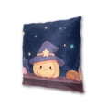 thumbnail image 3 of Halloween Pumpkin with Starry Night Throw Pillow Covers Pillowcases 18 x 18 Inch Home Decor 2 Packs for Bedroom Sofa, 3 of 6