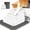 Ramp with Mat, variant on 3-Step Pet Ramp with Brush, Adjustable Height, For Litter Boxes and Pet Access