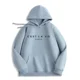 thumbnail image 3 of Sudadera con capucha y estampado de letras para mujer, primavera y otoño de 2024, sudaderas con capucha de manga larga para mujer, blusas de moda, jerséis holgados informales para mujer, 3 of 5