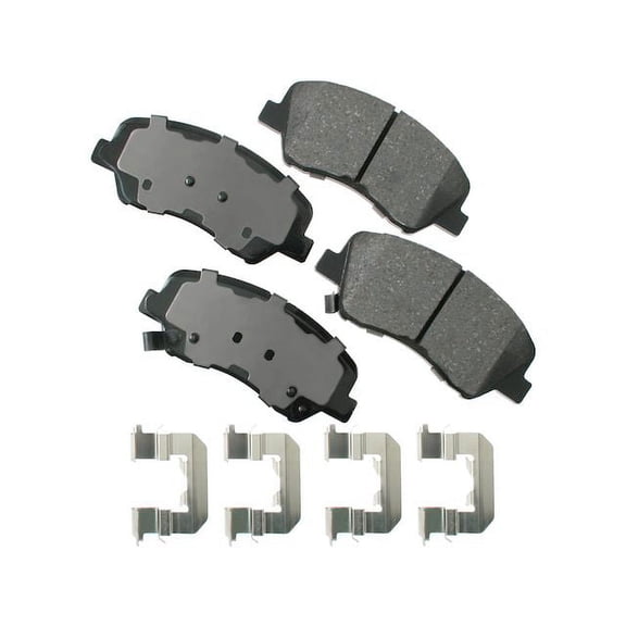 Front Brake Pad Set - Compatible with 2011 - 2017 Kia Rio 1.6L 4-Cylinder 2012 2013 2014 2015 2016