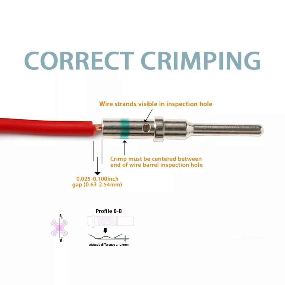 Deutsch Solid Contact Kit Barrel Style Contacts Male Female Terminals DT Series