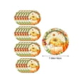 thumbnail image 3 of Dmlowu 24 Pcs Paper Plates, Autumn Maple Leaf & Pumpkin Paper Cups Paper Towels, Disposable Dinnerware Sets for Fall Thanksgiving Harvest Celebrations, 3 of 6