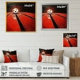 thumbnail image 4 of Designart "Crimson Streak Ivory Sphere" Bowling Canvas Prints, 4 of 7