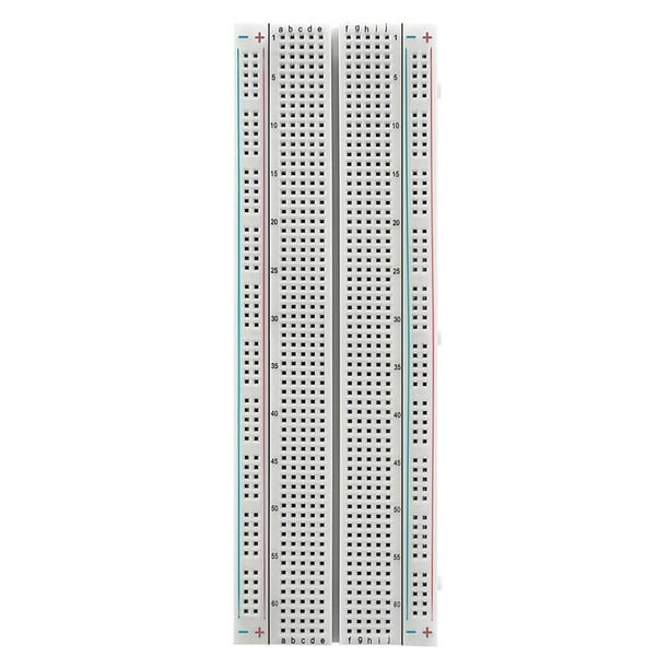 Breadboard 830 Point Cavity Boards MB-102 para montaje y puesta en marcha de circuitos