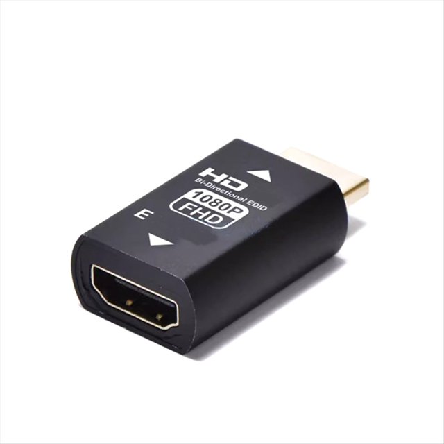 Adaptador de Paso A Través de Emulador EDID Compatible con , Compatible con Divisores de Video A HD de 1080.