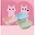 thumbnail image 5 of Plastic Pet Feeding Bowls Dog Food Containers 3 Pieces (blue+pink+green) (4-d-w), 5 of 5