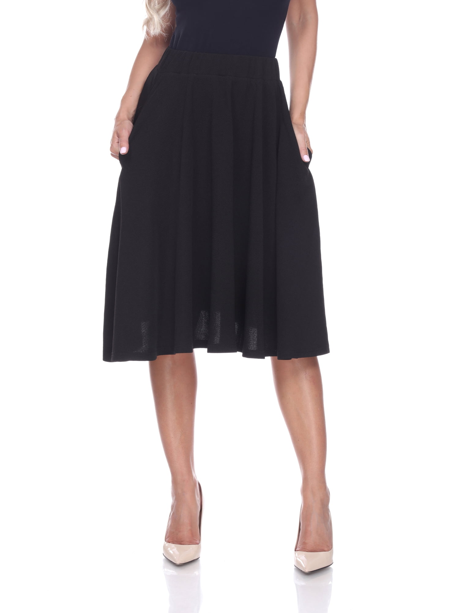 black maxi skirt walmart