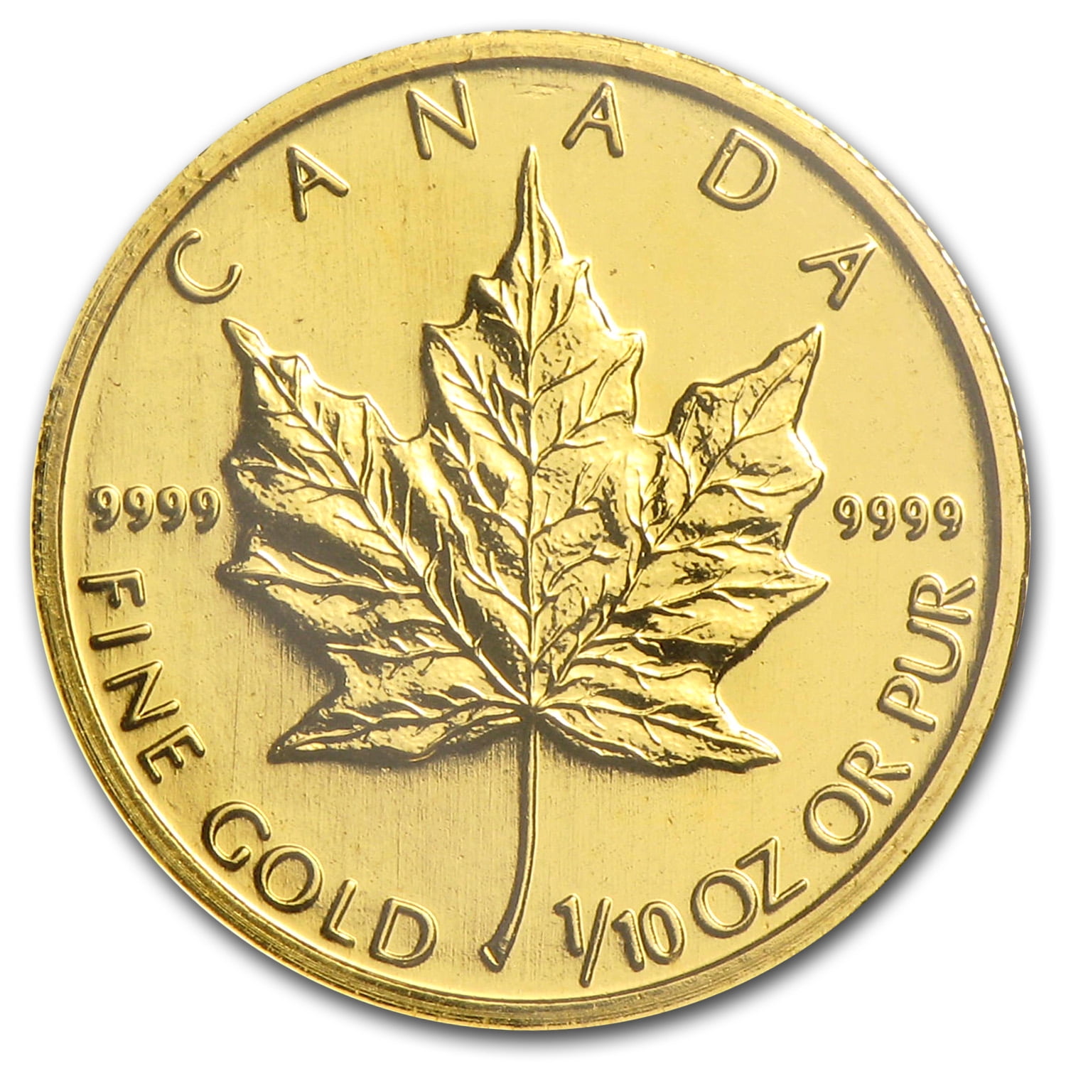 カナダ　$100 一枚 1990 Canada 1/4 oz Proof Gold $100 International Literacy Year