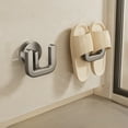 thumbnail image 2 of Slipper Holder Slipper Holder, Suction Cup Wall Mounted Storage Rack, Bathroom Slipper Organizer, Toilet Slipper Hook, No Drill Installation, Space Saving Slipper Shelf Suction Cup Rack, 2 of 6