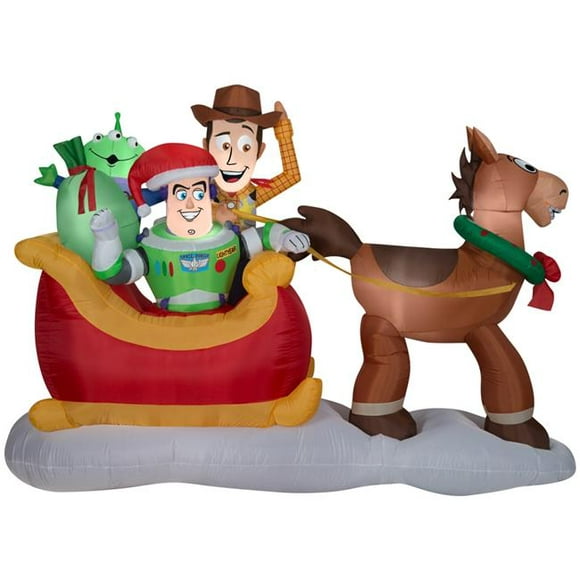 Airblown Inflatables G08 37598X Toy Story Sleigh&#44; Multi Color - 5 x 8 x 3 ft.