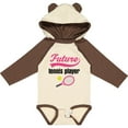 thumbnail image 3 of Inktastic Future Tennis Player Baby Girl Girls Long Sleeve Baby Bodysuit, 3 of 5
