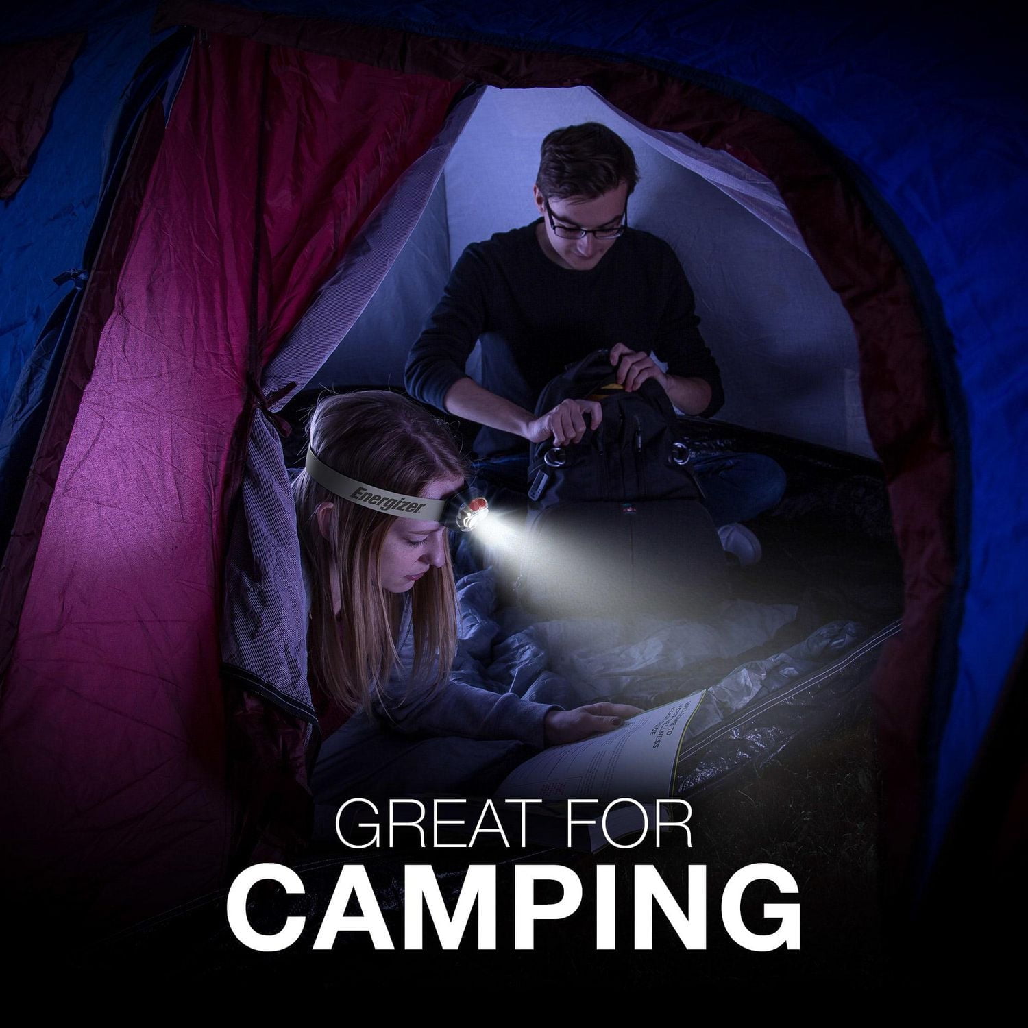 Energizer LED Vision HD and Focus Headlight + 3AAA batteries