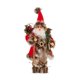 thumbnail image 2 of Muñeco de Papá Noel de pie, adorno coleccionable, figura de Papá Noel para 19cm x 30cm, 2 of 9