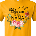 thumbnail image 4 of Inktastic Blessed to Be a Nana with Flowers T-Shirt, 4 of 5