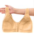 thumbnail image 3 of Women's Fashionable Front Anti Sagging Back Shaping Wireless Bra Casual Everyday Comfort Bra Plus Size, 3 of 6