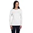 thumbnail image 3 of Bella Canvas T-Shirt à Manches Longues en Jersey pour Femmes, 2TG, Blanc, 3 of 4