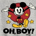 thumbnail image 3 of Disney - Mickey Mouse - Oh Boy! - Youth Crewneck Fleece Sweatshirt, 3 of 5