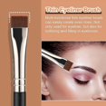 thumbnail image 3 of Thin Flat Eyeliner Brush, Precise Eyebrow Definer Brush, Concealer Brush for Cover Blemishes (Multifunctional Flat Brush), 3 of 8