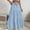 Light Blue, variant on Miqool Womens Ruffle Maxi Skirts Elastic High Waisted A-Line Long Skirts Summer Casual Boho Flowy Skirts with Drawstring