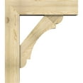 thumbnail image 3 of Ekena Millwork 8"W x 30"D x 34"H Olympic Block Rough Sawn Bracket w/ Offset Brace, Douglas Fir, 3 of 25