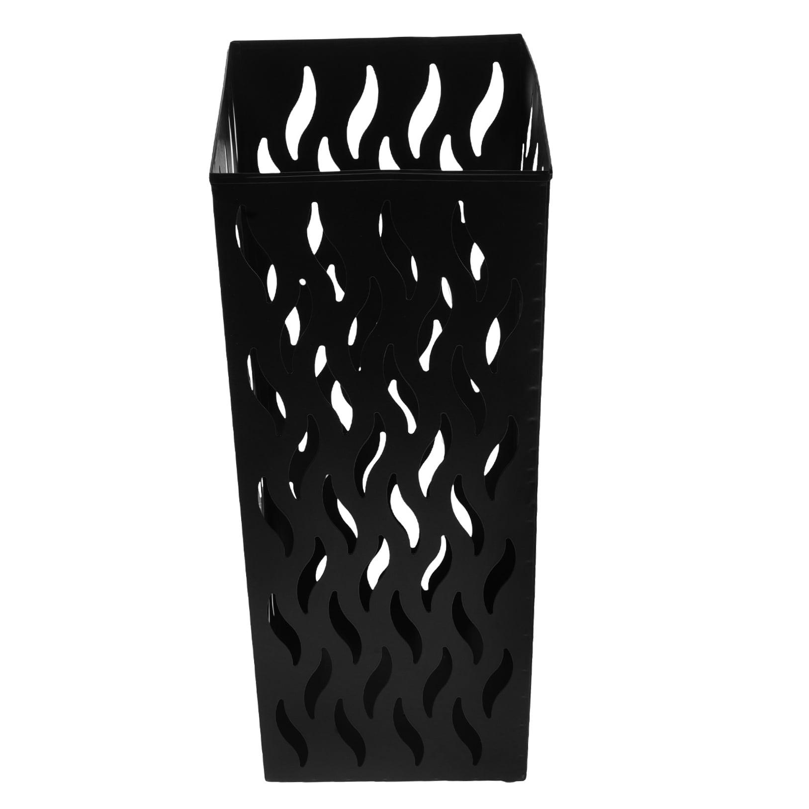 Raindrops Freestanding Metal Umbrella Holder Umbrella Rack For Entryway Multi-Functional Flower Bucket And Walking Cane Storage Rack Home Decor Black