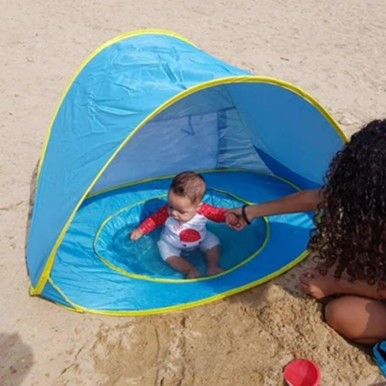 Baby Beach Tent, Baby Pool Tent, UV Protection Sun Shelters Beach Shade Tent, Pop Up Baby Tent for Beach - Walmart.com