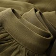 thumbnail image 5 of Riforla Autumn and Winter Skirt Female Half Swing Long Skirt High Waist Cake Mesh Skirts for Women Trendy Army Green One Size, 5 of 5