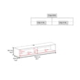 thumbnail image 4 of Melamine-finished Particle Board | Organize Router, DVD Player and More | Stable Storage for 50 lbs, 4 of 5