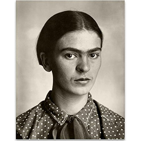 Lone Star Art Frida Kahlo Portrait - 11x14 Unframed Print - Perfect Vintage House