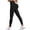 Black, variant on TGPMGRZ Leggings for Women Scrunch Lifting Gym Seamless Workout Leggings Tummy Control Yoga Pants Brown Size L