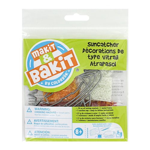 Colorbok Makit & Bakit Glitzer-Sonnenfänger Set – Mit Metallrahmen, Backkristallen Und Saugnapf