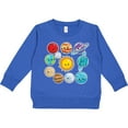 thumbnail image 2 of Inktastic Happy Sun Moon and Planets Toddler Sweatshirt, 2 of 4