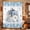 Misty Blue, variant on Coastal Thanksgiving Shower Curtain Set - 72" x 78" Washable Bathtub Curtain with 12 Hooks, Fall Pumpkins Starfish Brown Wooden Waterproof Fabric Stall Shower Curtains for Bathroom/Bathtub Décor