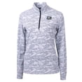thumbnail image 2 of Women's Cutter & Buck Charcoal Georgia Southern Eagles Traverse Camo Quarter-Zip Pullover Top, 2 of 3