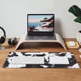 thumbnail image 4 of Cow Gaming Mouse Pad Extended Large Mouse Mat 31.5 X 11.8 Inch Nonslip Rubber Base Long Desk Pad Stitched Edges Mousepad Mice Pad for Office Home Game, 4 of 5