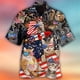 thumbnail image 2 of Camisa hawaiana divertida para hombre, sudadera playera con estampado de gato y música en 3D, camisa de manga corta de diseñador callejero, ropa para hombre de alta calidad, 2 of 5