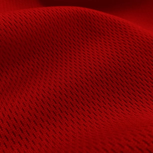 Tela de malla dimple jersey Pico Textiles de 5 yardas - Roja