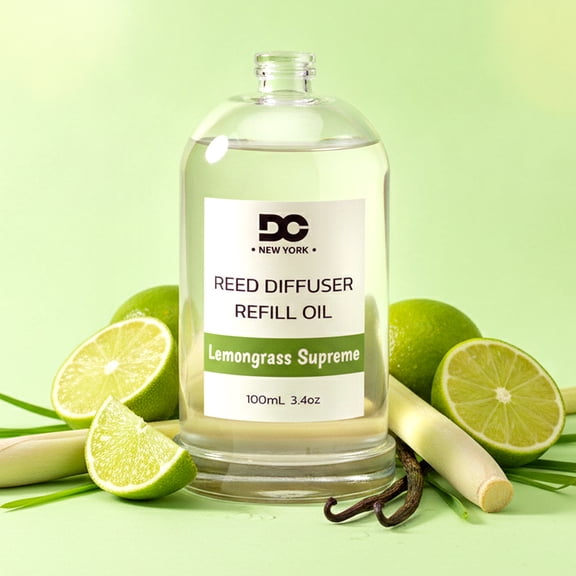 Daniella's Candles Lemongrass Supreme Reed Diffuser Refill Oil