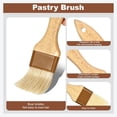 thumbnail image 4 of Pastry Brush, Natural Bristle Basting Brush for Cooking and Baking, Premium BBQ Brushes for Butter, Oil, Egg, Sauce, Turkey, Marinade and Kitchen Food, 4 of 4