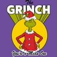 thumbnail image 2 of Junior's Dr. Seuss Christmas Grinch You're a Mean One  Graphic T-Shirt, 2 of 3