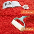 thumbnail image 6 of Red Shag Area Rugs for Bedroom Living Room,Ultra Soft Fluffy Christmas Area Rugs 5X8 for Dorm, Indoor Carpet Nursery Rugs for Kids Girls Room Home Decor, 6 of 17