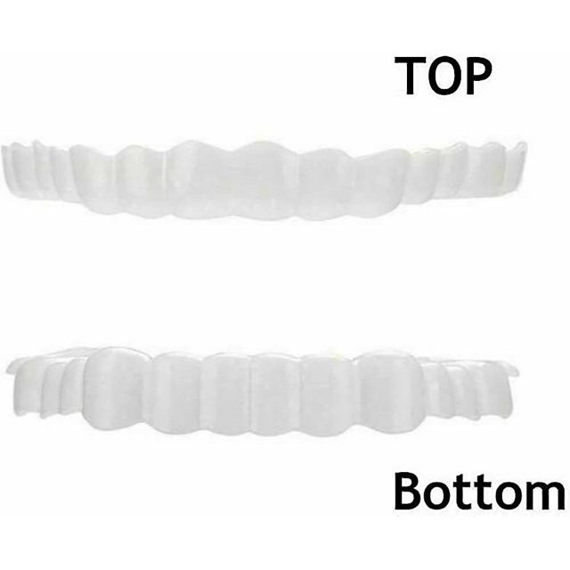 Smile Braces Snap On Superior Dientes falsos Carillas dentales Juego de fundas para dentaduras postizas XianweiShao 1327533317863