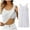 White, variant on SNKSDGM Female Tank Top for Women Plus Size Black Long Tank Tops for Women Shelf Bra Camisoles Adjustable Spaghetti Strap Tank Tops Basic Layer Xl