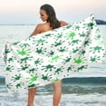 thumbnail image 7 of Frogs Footprints Beach Towel - Lightweight Compact Oversized Travel Towels - Super Absorbent Quick Dry Towel for Swimming Camping Holiday（227） Wash cloth, 7 of 7